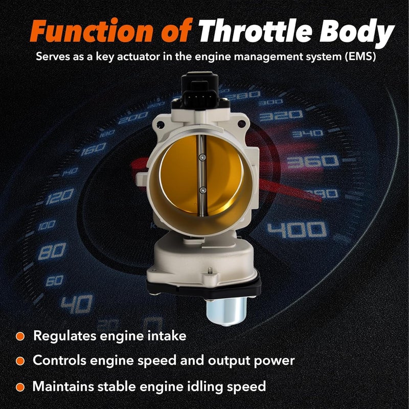 BasaltAuto Electronic Throttle Body 8L3Z-9E926-A, 6L3Z9E926A Compatible for 2004-2014 Ford F-150 F-250 350 Lobo Expedition 2005-2014 Lincoln Mark LT Navigator [V8 5.4L] Engine Only - Image 5